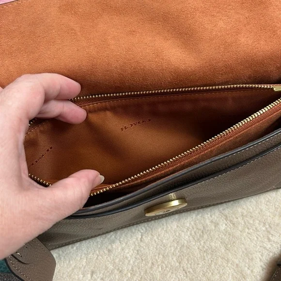 Coach Tabby 26 Dark Stone Brass Purse NWOT - Picture 14 of 17